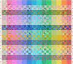 Multi 3" Square Checkerboard - Patchwork Joy Fabric Collection by the 1/4 Yard