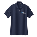 Adult Women's Pique Size Embroidered Polo Shirts - Elementary School