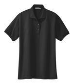 Adult Women's Pique Size Embroidered Polo Shirts - Middle School