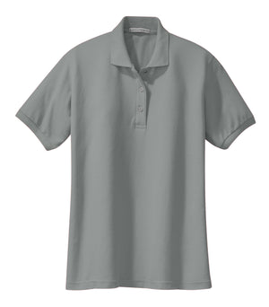 Adult Women's Pique Size Embroidered Polo Shirts - Middle School