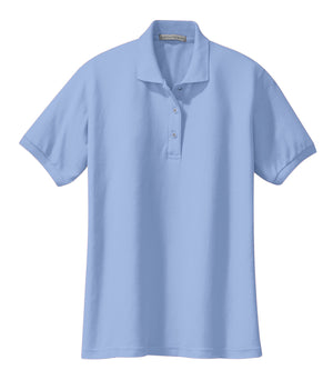 Adult Women's Pique Size Embroidered Polo Shirts - Elementary School