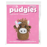NEW Pudgies Highland Coo Crochet Kit by Leisure Arts