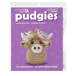 NEW Pudgies Highland Coo Crochet Kit by Leisure Arts