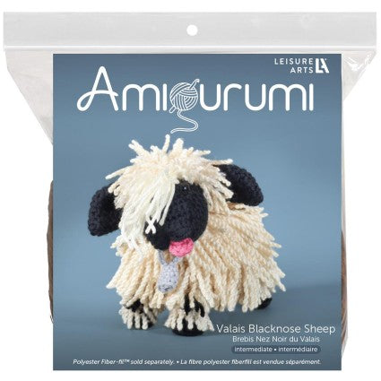 Valais Blacknose Sheep Amigurumi Crochet Kit