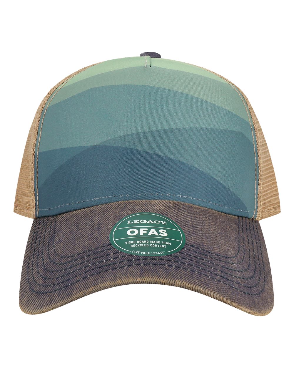 Hawaii State Coo Patterned Legacy Trucker Hat