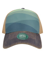 Hawaii State Coo Patterned Legacy Trucker Hat