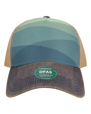 Hawaii State Coo Patterned Legacy Trucker Hat