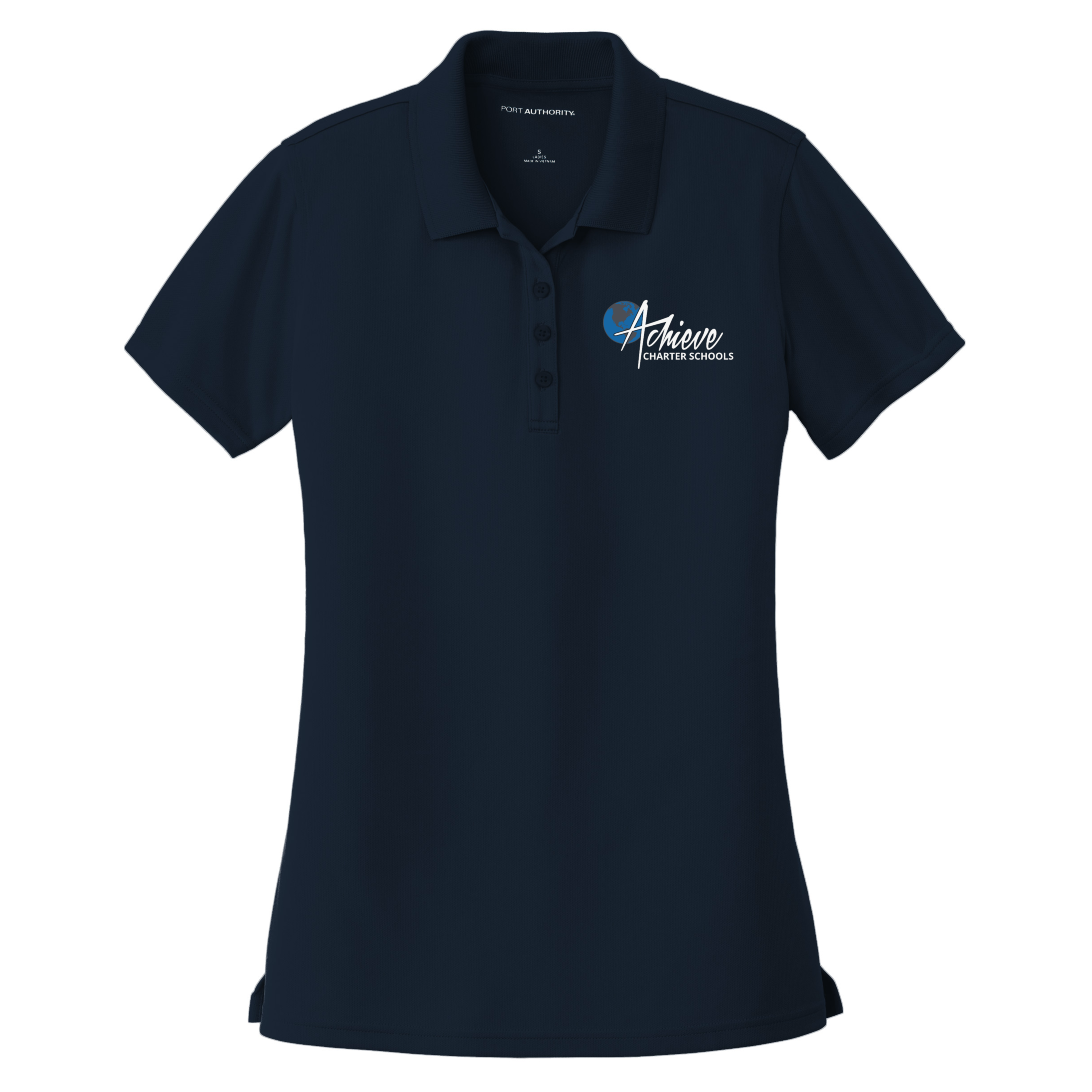 Women's Size Dry-Zone Embroidered Polo Shirts - Elementary School