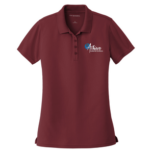 Women's Size Dry-Zone Embroidered Polo Shirts - Middle School