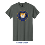 Ladies Cut Crew & V-Neck T-Shirts - Circle Logo
