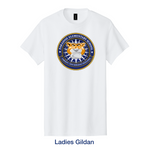 Ladies Cut Crew & V-Neck T-Shirts - Circle Logo