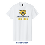 Ladies Cut Crew & V-Neck T-Shirts - Paradise Elementary Panthers