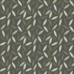 Large Leaves Dark Fabric by the 1/4 Yard