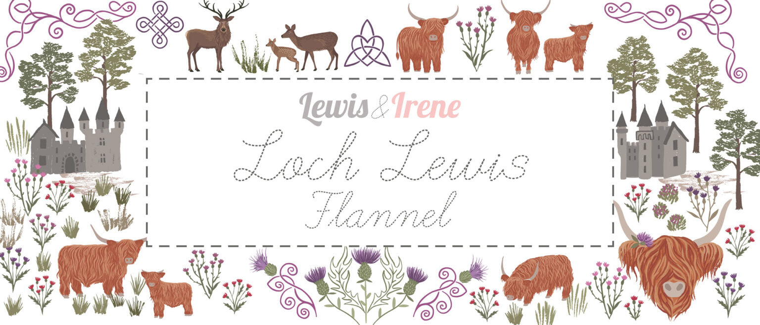 Loch Lewis Collection - Flannel Fabric by the Yard