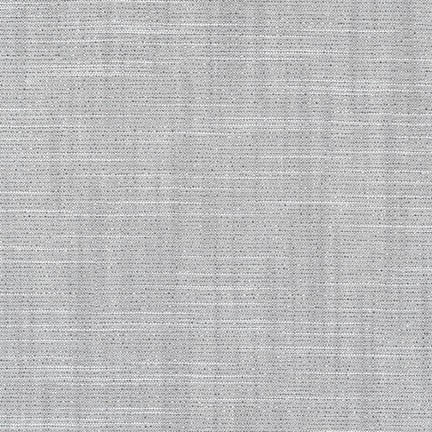 Silver - Manchester Metallic Cotton Yarn Dyed Fabric by the yard