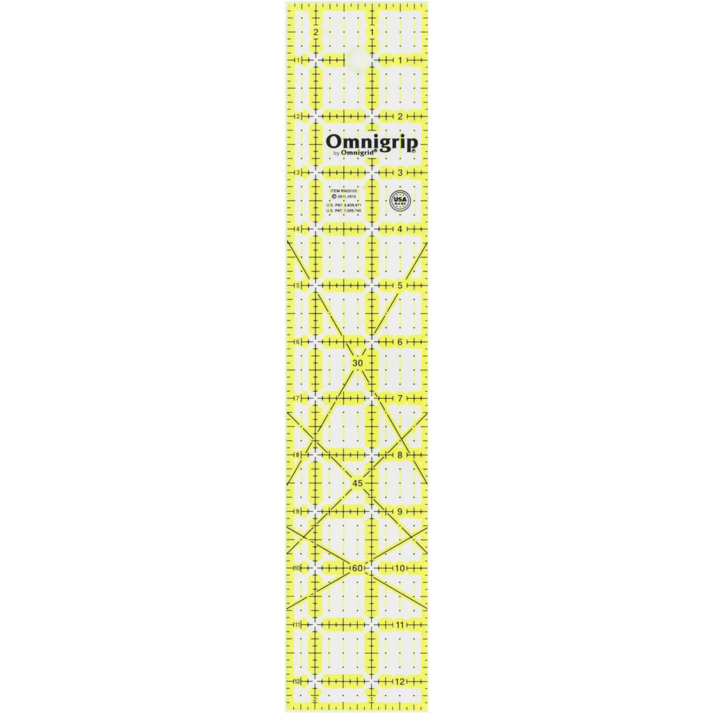 Omnigrid 2.5"x12.5" Quilting Ruler
