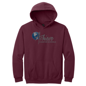 Middle School Colors Maroon, Grey, & Black Pullover Hoodies Youth/Adult
