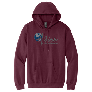 Middle School Colors Maroon, Grey, & Black Pullover Hoodies Youth/Adult