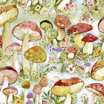 Intriguing Mushroom Collection  - Fabric by the 1/4 Yard & Bundles