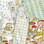 Intriguing Mushroom Collection  - Fabric by the 1/4 Yard & Bundles