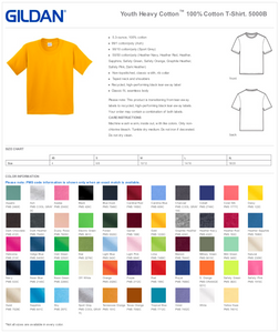 Middle School Maroon & Grey T-Shirts: Youth/Adult