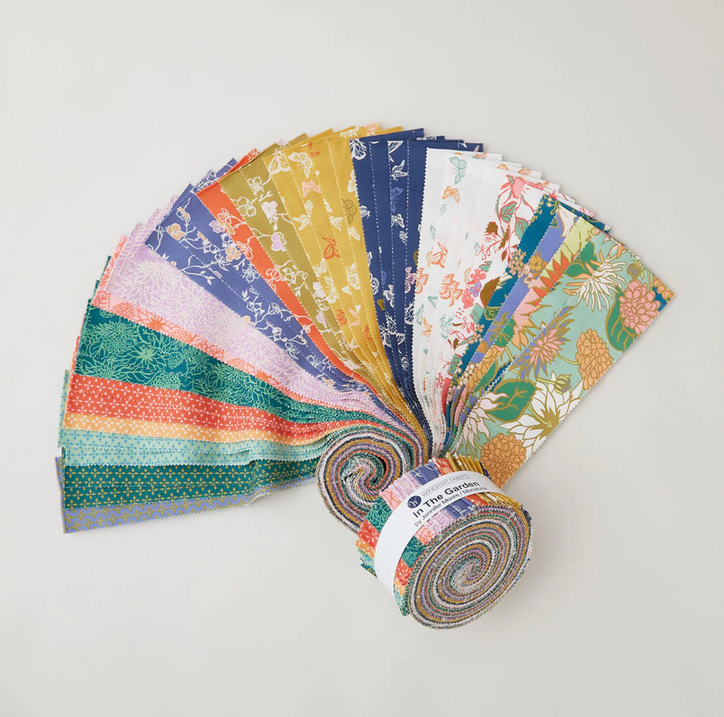 In the Garden Jelly Roll 40 Pieces