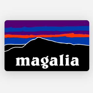 Magalia Sawmill Peak Silhouette 3" Sticker