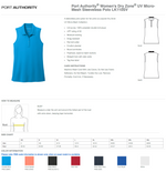 Elementary School Colors Dry-Zone Embroidered Polo Shirts - Youth/Adult/Women's