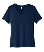 Ladies Cut V-Neck T-Shirts - Elementary & Middle School Colors