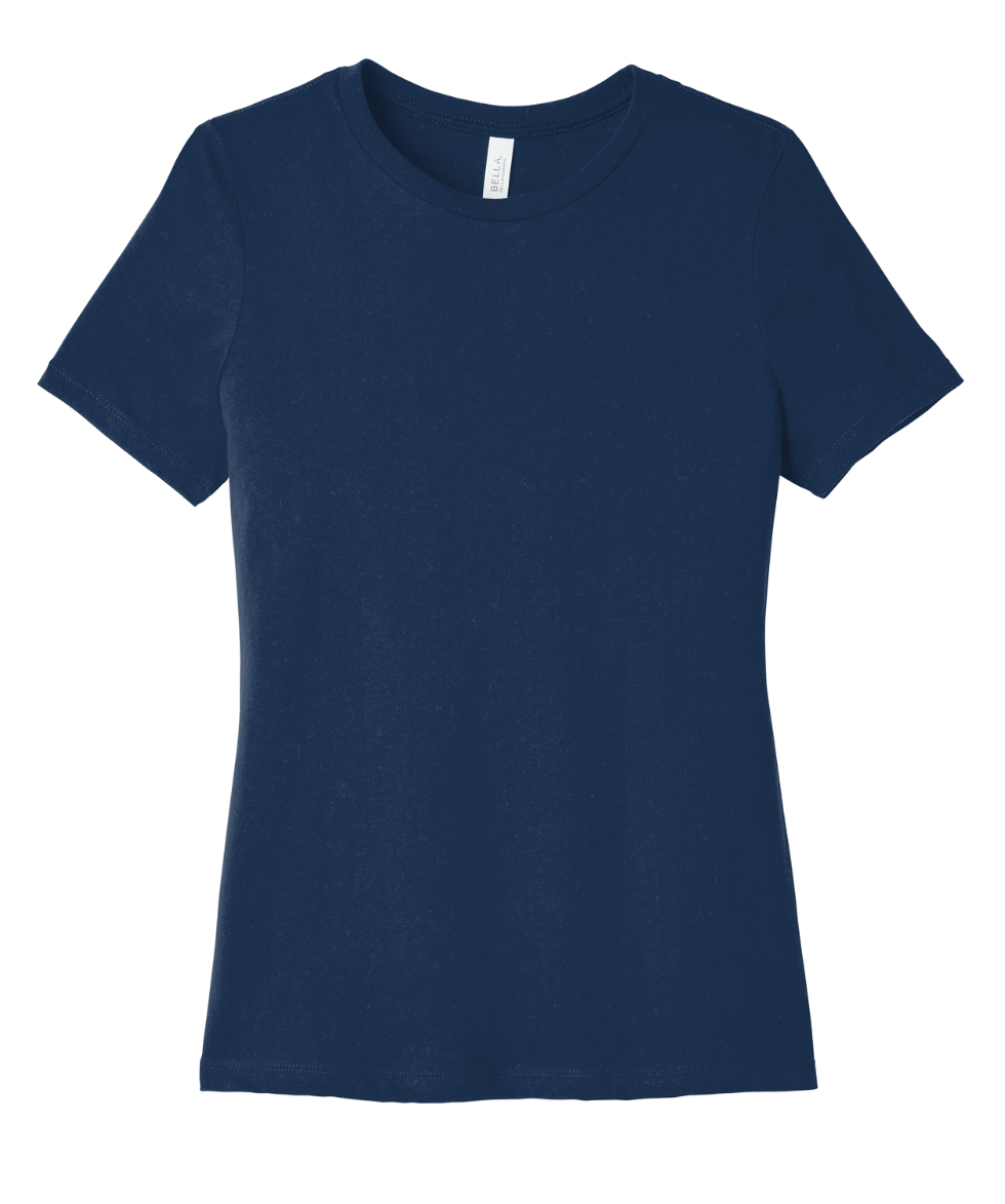 Ladies Cut Crew Neck T-Shirts - Elementary & Middle School Colors