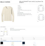 Middle School Maroon & Grey Long Sleeve T-Shirts - Youth/Adult