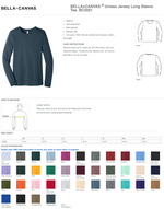 Middle School Maroon & Grey Long Sleeve T-Shirts - Youth/Adult