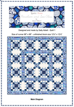 Porcelain and Sea Glass Collection Quilt Kits - 3 Colorway Options