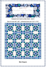 Porcelain and Sea Glass Collection Quilt Kits - 3 Colorway Options