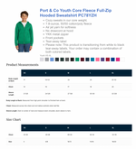 Paradise Ridge Elementary School Full Zip Hoodies: Youth/Adult