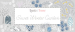 Gold Metallic Keys from the Secret Winter Garden Collection - 2 Colorways - Fabric by the 1/4 Yard