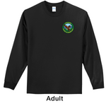 Paradise Ridge Elementary School Long Sleeve Left Chest T-Shirts: Unisex Adult
