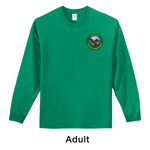 Paradise Ridge Elementary School Long Sleeve Left Chest T-Shirts: Unisex Adult