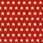 Stars on Red - Fabric by the 1/4 Yard