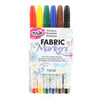 Tulip Rainbow Fabric Markers Fine Tip - Set of 6