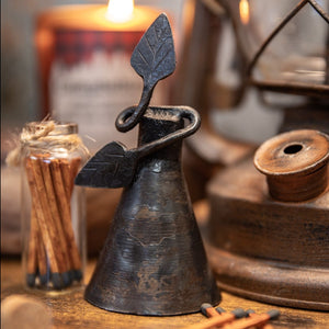 Candle Accessories - Hand Forged Steel Candle Snuffer and Artisan Matches
