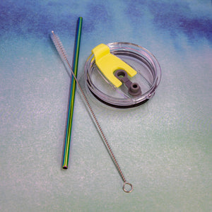 Tumbler Lid, Straw and Straw Cleaner Brush Kit