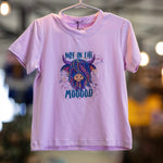 Not in the Mooood Colorful Highland Coo Infant Onesies and Toddler Shirts