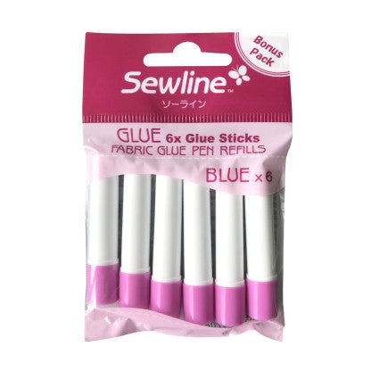 Sewline Fabric Glue Sticks/Glue Pen Refills - 6-Pack