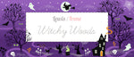 Witchy Woods Glow In The Dark Double Edge Border Panel