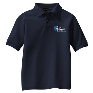Elementary School Colors Pique Embroidered Polo Shirts - Youth/Adult/Women's
