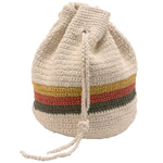 Boho Stripe Drawstring Bag