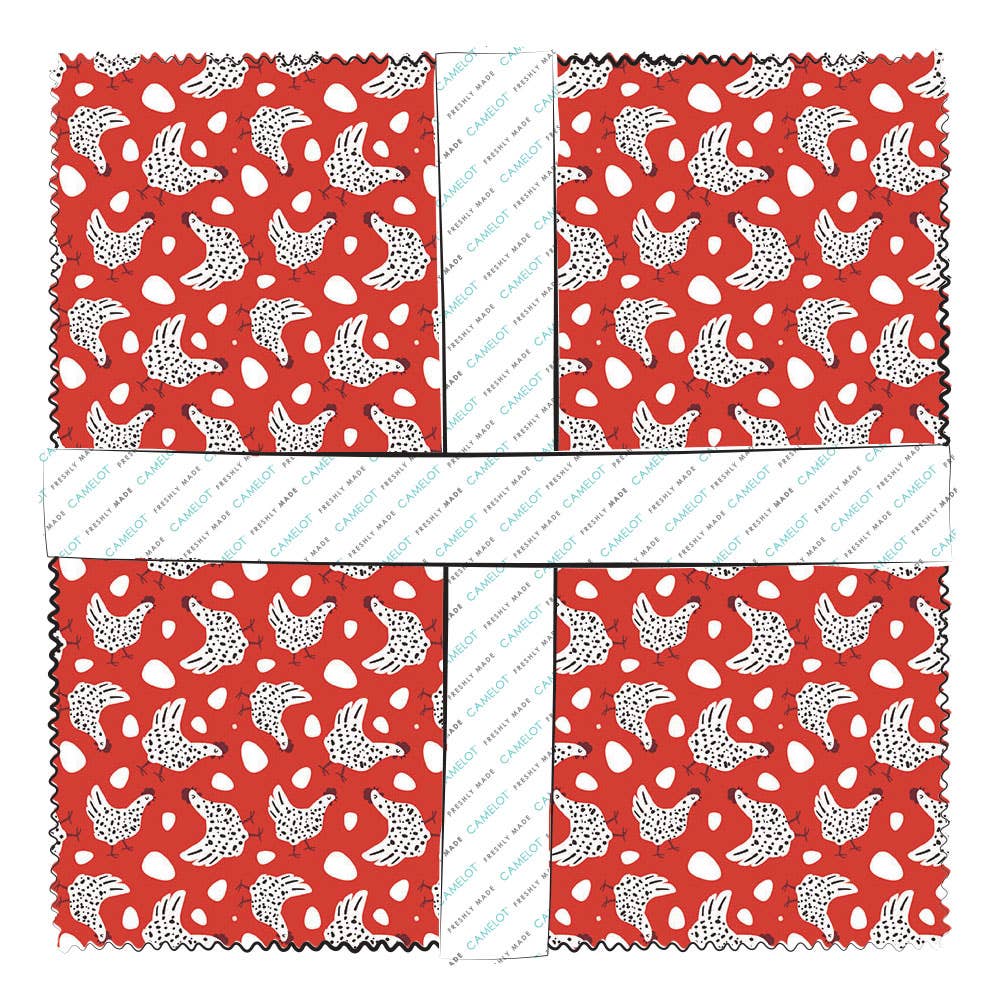 Good Cluck Collection 10" Squares (42 pieces) Layer Cake