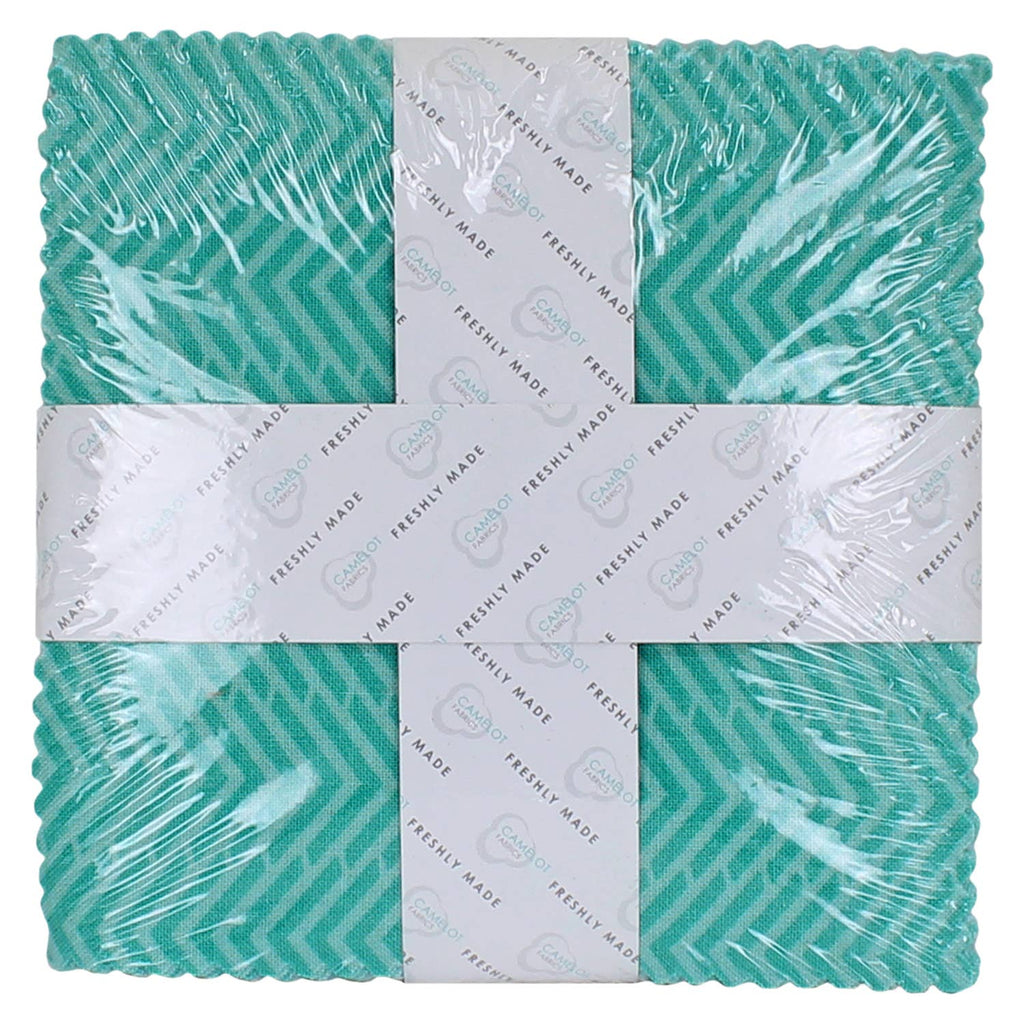 Mixology Precut Assortment -Ocean Wave 5" Charms (42 Pieces)