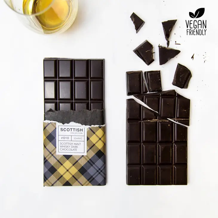 Burns Dram of Whisky Dark Chocolate Bar by Quirky Chocolate